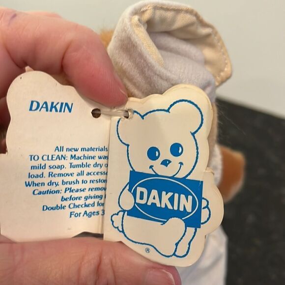 Vintage Dakin Nancy Bear Nurse white uniform w/ cap 8" plush stuffed animal NWT - Picture 8 of 9